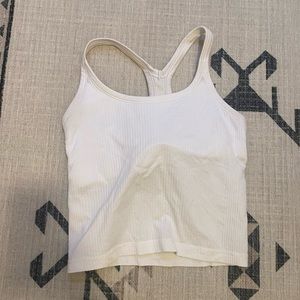 Lululemon cropped ebb to street tank